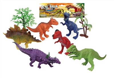 6 and 9 inches large dinosaurs with tree suits - OBL766967