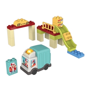 A mini electric truck with blocks - OBL767245