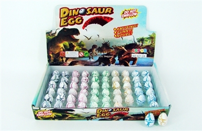 60 PCS white color crack expansion dinosaurs hatch eggs - OBL767578