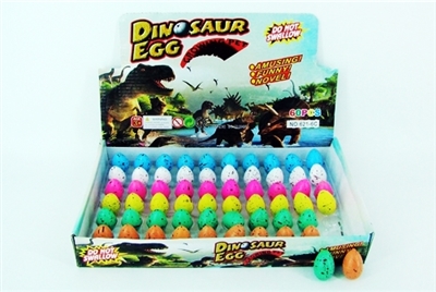 60 PCS color rain pattern expansion dinosaurs hatch eggs - OBL767579