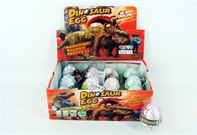 12 PCS white color crack expansion dinosaurs hatch eggs - OBL767592