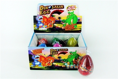 6 PCS color crack expansion dinosaurs hatch eggs - OBL767596