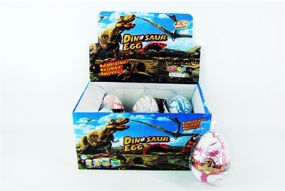 6 PCS white color crack expansion dinosaurs hatch eggs - OBL767599