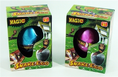Color expansion snake hatching egg 12 PCS - OBL767605