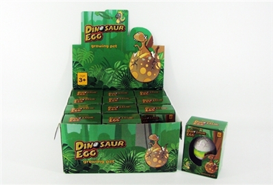 12 PCS white color crack expansion dinosaurs hatch eggs - OBL767609