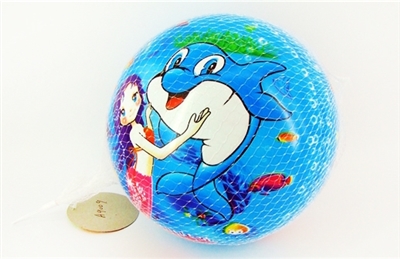 9 inches mermaid ball with dolphins - OBL767733