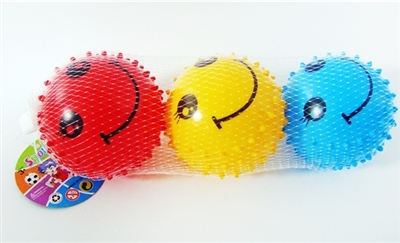 3 inch smiling face massage ball - OBL767742