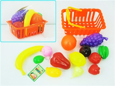 篮子+水果 13PCS - OBL767945
