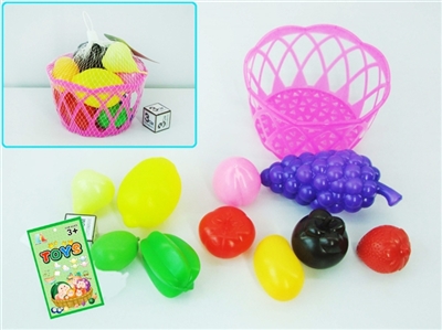 篮子+水果 10PCS - OBL767947
