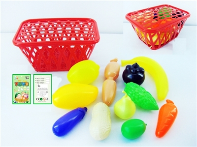 篮子装水果蔬菜11PCS - OBL767950