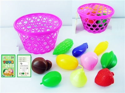 篮子装水果蔬菜10PCS - OBL767954