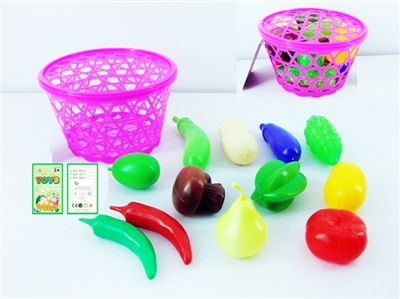 篮子装水果蔬菜12PCS - OBL767956