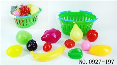 12 PCS big basket with fruits - OBL768116