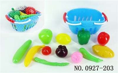 12 PCS small basket with fruits and vegetables - OBL768122