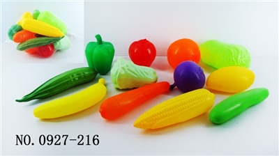 Fruits and vegetables, 12 PCS - OBL768134