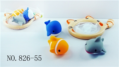 Big face cat 3 nets gush water animals - OBL768249