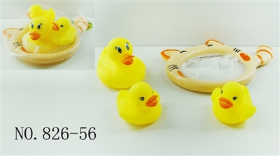 Big face cat nets pinching call swimming duck a big 12 hours - OBL768250