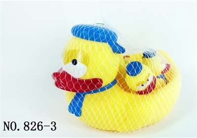 A big three small suit swimming ducks - OBL768273