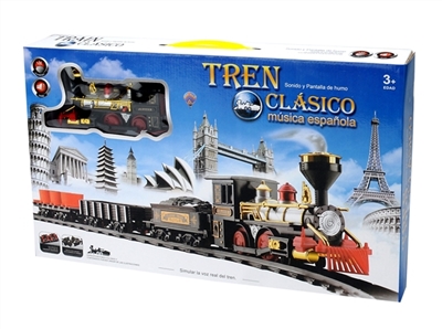 Smoking electric rail train set - OBL768376