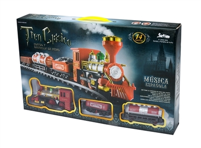 Smoking electric rail train set - OBL768384