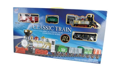 Smoking electric rail train set - OBL768393