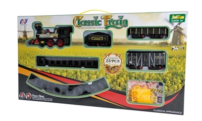 Smoking electric rail train set - OBL768394
