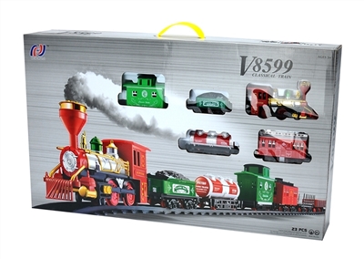 Smoking electric rail train set - OBL768399