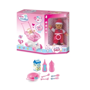 12 inch dolls with cart accessories IC - OBL768772