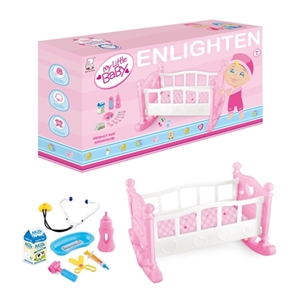 The baby doll play suit bed with accessories - OBL768787