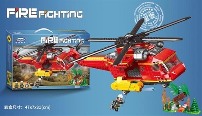 761 PCS of forest disaster relief - fire series of building blocks - OBL768848