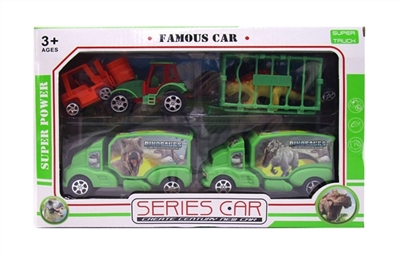 Dinosaurs and car - OBL770346