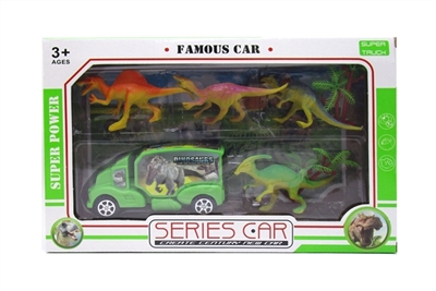 Dinosaurs and car - OBL770349