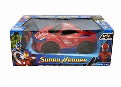 Cross the Q version of the remote control a vehicle headlights spider-man (no package electricity) - OBL770595