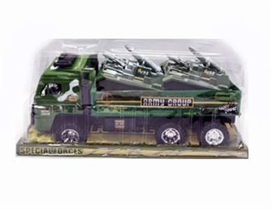 惯性军事拖头车带坦克2只 - OBL770612