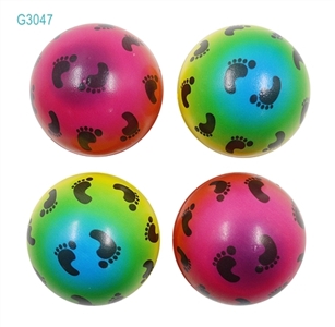 7.6 CM dazzle colour print PU ball 4 pack - OBL770693