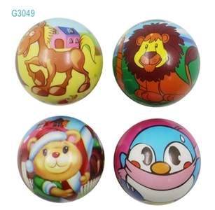 7.6 CM PU ball 4 pack animals - OBL770695