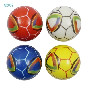 6.3 CM 4 color PU football four pack - OBL770704