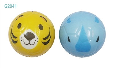 6.3 CM PU ball two pack animals head expression - OBL770713