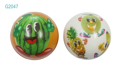 6.3 CM PU ball 2 pack fruit expression - OBL770719