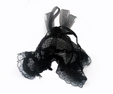 头饰加礼花加大蕾丝网 - OBL770781