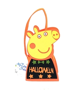 10只装1袋吊卡小猪佩奇手提袋 - OBL770858