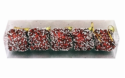 5.7CM宽泡沫红灯泡5只装1盒 - OBL770895