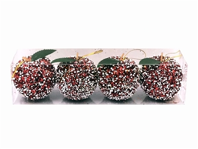 4只装1盒6CM 宽泡沫红苹果 - OBL770901