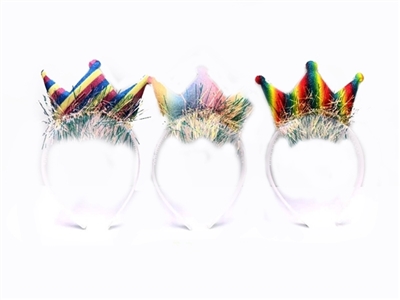 加靓丝彩布皇冠头饰 - OBL770975