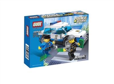警用跑车(83pcs) - OBL771120
