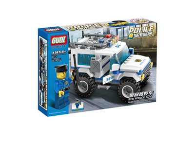 警察越野车(163pcs) - OBL771123
