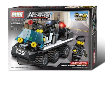 巡逻小装甲车(111pcs) - OBL771133