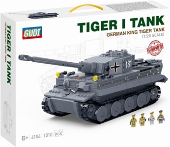 1:28虎式坦克模型(1010pcs) - OBL771196