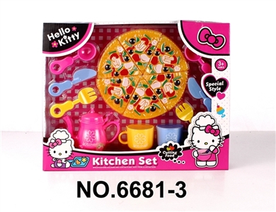 KT猫茶具配披萨 - OBL771212