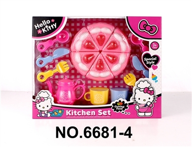 KT猫茶具配蛋糕 - OBL771213